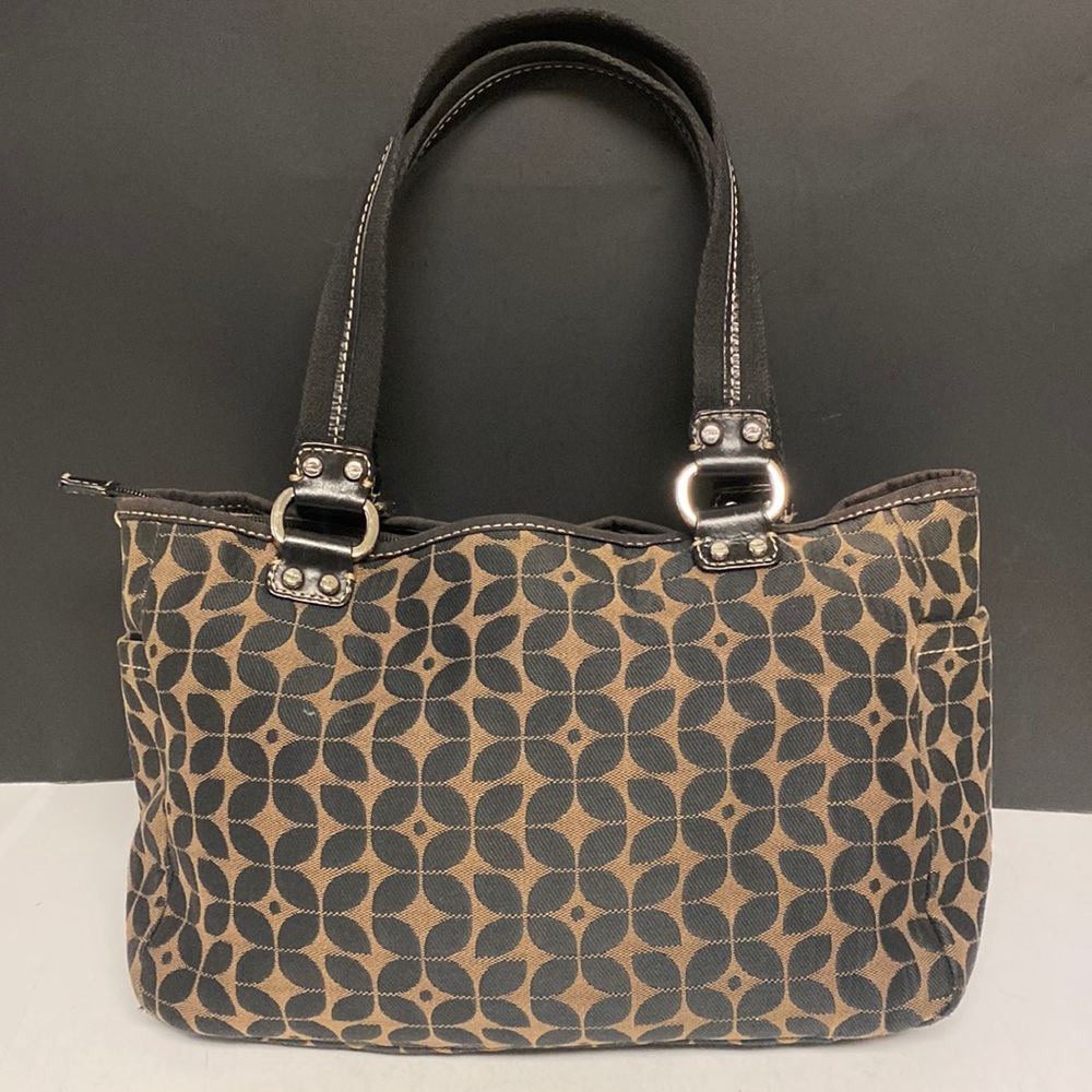 FOSSIL Large Fabric Shoulder Bag Zip Purse